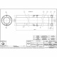 Удлинитель коаксиальный с раструбом для традиционных котлов d60/100 L-2000 mm GROPPALLI S.R.L. (A3747)