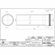 Удлинитель с раструбом для конденсационных котлов d80 L-500 mm GROPPALLI S.R.L. (BB115)