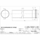 Удлинитель с раструбом для традиционных котлов d80 L-500 mm GROPPALLI S.R.L. (A31147)