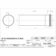 Удлинитель с раструбом для традиционных котлов d80 L-250 mm GROPPALLI S.R.L. (A311707)