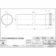 Удлинитель с раструбом для традиционных котлов d80 L-1000 mm GROPPALLI S.R.L. (A31148)