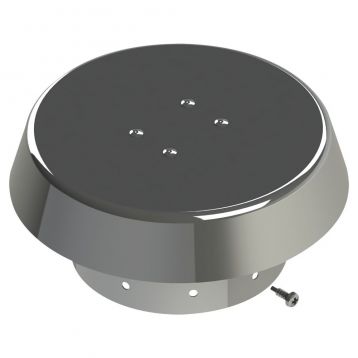 Концевой ветрозащитный вертикальный элемент для газового котла Ø100 mm (нержавейка) GROPPALLI SRL (A115342) - 1