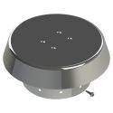 Концевой ветрозащитный вертикальный элемент для газового котла Ø100 mm (нержавейка) GROPPALLI SRL (A115342)