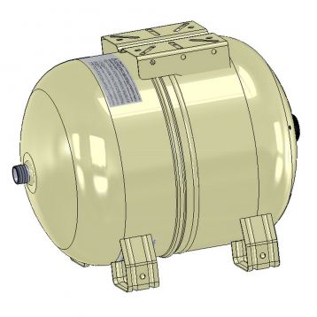 11A BEIGE Бак розш. HYDRO-PLUS 50 л 1" нерж NPT горизонт. Ø380 10 bar -10/+99°C Zilmet S.p.A.