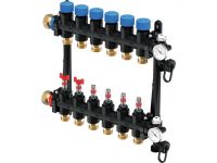 Колектор для ТП (технополімер) з витратомірами Vario M Ø1 НГ x 2 х 3/4" Uponor GmbH (1085944) - 1