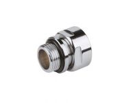 A34410B Штуцер з гайкою Ø3/4"-1/2" для кранів ХРОМ Carlo Poletti Srl