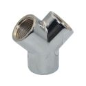 Трійник Y-подібний (хром) Ø1/2" ВВВ FP Pattaroni (F126CR001)