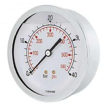 Манометр глицериновый Ø50 1/4" 2.5 бар фронтальный Cewal S.p.A. (91495004)
