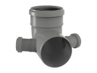 Колено с боковыми отводами HTB Ø110/50/50 67°/30° Valsir S.p.A. (VS0556003)