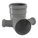 Колено с боковыми отводами HTB Ø110/50/50 67°/30° Valsir S.p.A. (VS0556003)