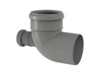 Коліно з верхнім відводом HTB Ø110/50 87°/30° Valsir S.p.A. (VS0551001)