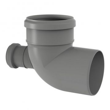 Коліно з верхнім відводом HTB Ø110/50 87°/30° Valsir S.p.A. (VS0551001)