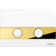 Клавіша (механіка) TROPEA S P5 ABS пластик GOLD/WHITE Valsir S.p.A. (VS0869404)