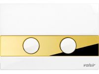 Клавиша (механика) TROPEA S P5 ABS пластик GOLD/WHITE Valsir S.p.A. (VS0869404)