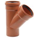 Трійник (зовнішня каналізація) Ø160/160 45° PVC (Ral 8023) REDI s.p.a. (030165E)