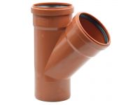 Тройник (наружная канализация) Ø250/250 45° PVC (Ral 8023) REDI s.p.a. (0302591)