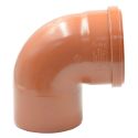 Колено (наружная канализация) Ø110 87° PVC (Ral 8023) REDI/VALSIR (VSE020481/071115E)