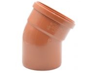 011115E / VSE020421 Колено (наружная канализация) 110 30° PVC (Ral 8023) REDI / VALSIR