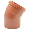Коліно (зовнішня каналізація) Ø110 30° PVC (Ral 8023) REDI / VALSIR (VSE020421 / 011115E)