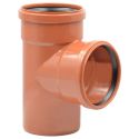 Тройник (наружная канализация) Ø160/160 87° PVC (Ral 8023) REDI s.p.a. (081165E)