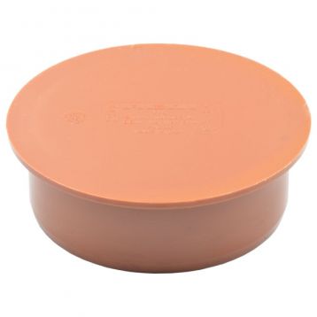 066110E Заглушка (наружная канализация) 110 PVC (Ral 8023) REDI s.p.a.