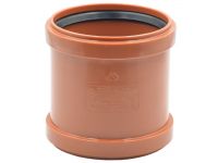 061165E Муфта насувна (зовнішня каналізація) 160 PVC (Ral 8023) REDI spa
