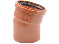 010165E Колено (наружная канализация) 160 15° PVC (Ral 8023) REDI s.p.a.
