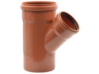 031205E Редукционный тройник (наружная канализация) 200/160 45° PVC (Ral 8023) REDI s.p.a.