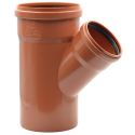 Редукционный тройник Ø200/160 45° PVC (Ral 8023) REDI s.p.a. (031205E)