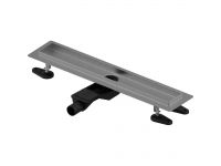 Душевой лоток НИЗКИЙ Ø40 30/800 мм AQUA AMBIENT Серебряный Uponor GmbH (1136409)