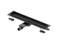 Душевой лоток НИЗКИЙ Ø40 30/800 мм AQUA AMBIENT ЧЕРНЫЙ Uponor GmbH (1136414)