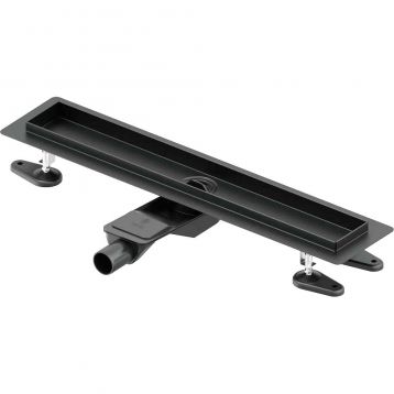 Душевой лоток НИЗКИЙ Ø40 30/800 мм AQUA AMBIENT ЧЕРНЫЙ Uponor GmbH (1136414)