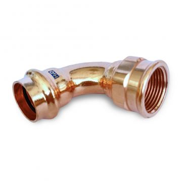 698U Коліно мідне під прес Ø18 х 1/2" В AESPRES UNIKO® RM (698102018U)