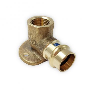 685U Коліно латунне настінне під прес Ø18 х 1/2" В AESPRES UNIKO® RM (685102018U)
