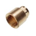 94270g Муфта Ø88,9 х 3" В (бронза) SANHA (14270893)