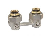 Кран нижнего подключения стального радиатора Ø3/4" x 3/4" угловой Caleffi S.p.a. (301153)