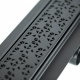 Решетка STONE BLACK нержавеющая полированная L900 мм Capricorn S.A. (9-2965-900-00-35-10)