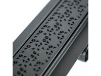 Решітка STONE BLACK нержавіюча полірована L900 мм Capricorn S.A. (9-2965-900-00-35-10)