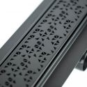 Решетка STONE BLACK нержавеющая полированная L900 мм Capricorn SA (9-2965-900-00-35-10)