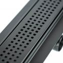 Решітка CUBE BLACK нержавіюча полірована L600 мм Capricorn S.A. (9-2994-600-00-35-10)