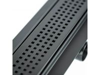 Решітка CUBE BLACK нержавіюча полірована L700 мм Capricorn S.A. (9-2994-700-00-35-10)
