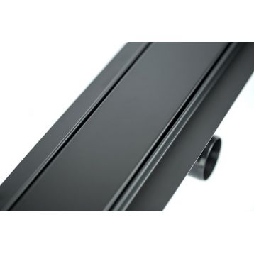 Решетка PLAIN BLACK нержавеющая полированная L900 мм Capricorn S.A. (9-2995-900-00-35-10)