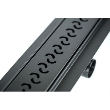 Решітка ARCO BLACK нержавіюча полірована L1000 мм Capricorn S.A. (9-2993-000-00-35-10)
