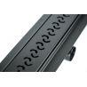 Решітка ARCO BLACK нержавіюча полірована L600 мм Capricorn S.A. (9-2993-600-00-35-10)