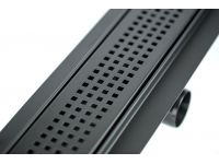 Решітка CUBE BLACK нержавіюча полірована L1000 мм Capricorn S.A. (9-2994-000-00-35-10)