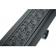 Решетка STONE BLACK нержавеющая полированная L700 мм Capricorn S.A. (9-2965-700-00-35-10)