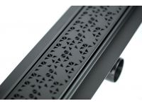 Решітка STONE BLACK нержавіюча полірована L700 мм Capricorn S.A. (9-2965-700-00-35-10)