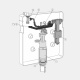 Шланг к бачку TROPEA Ø3/8" х 3/8" Valsir S.p.A. (VS0866118)