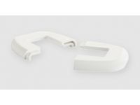 QKF Накладка для основания крепления PK1, из пластмассы ABS RAL9010 MB (60705022)