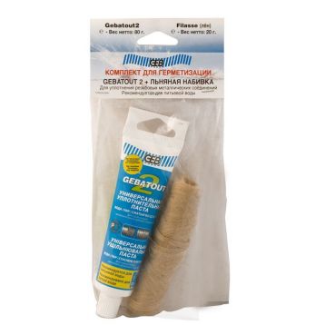 Паста для паковки Gebatout 2 тюбик 80г + пакля 18гр (103104)